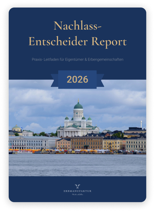 nachlass-entscheider report 2026: umwandeln und verkaufen – verbot, risiken, chancen